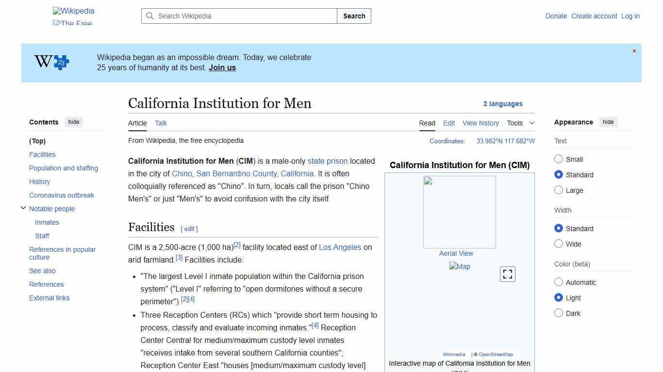 California Institution for Men - Wikipedia