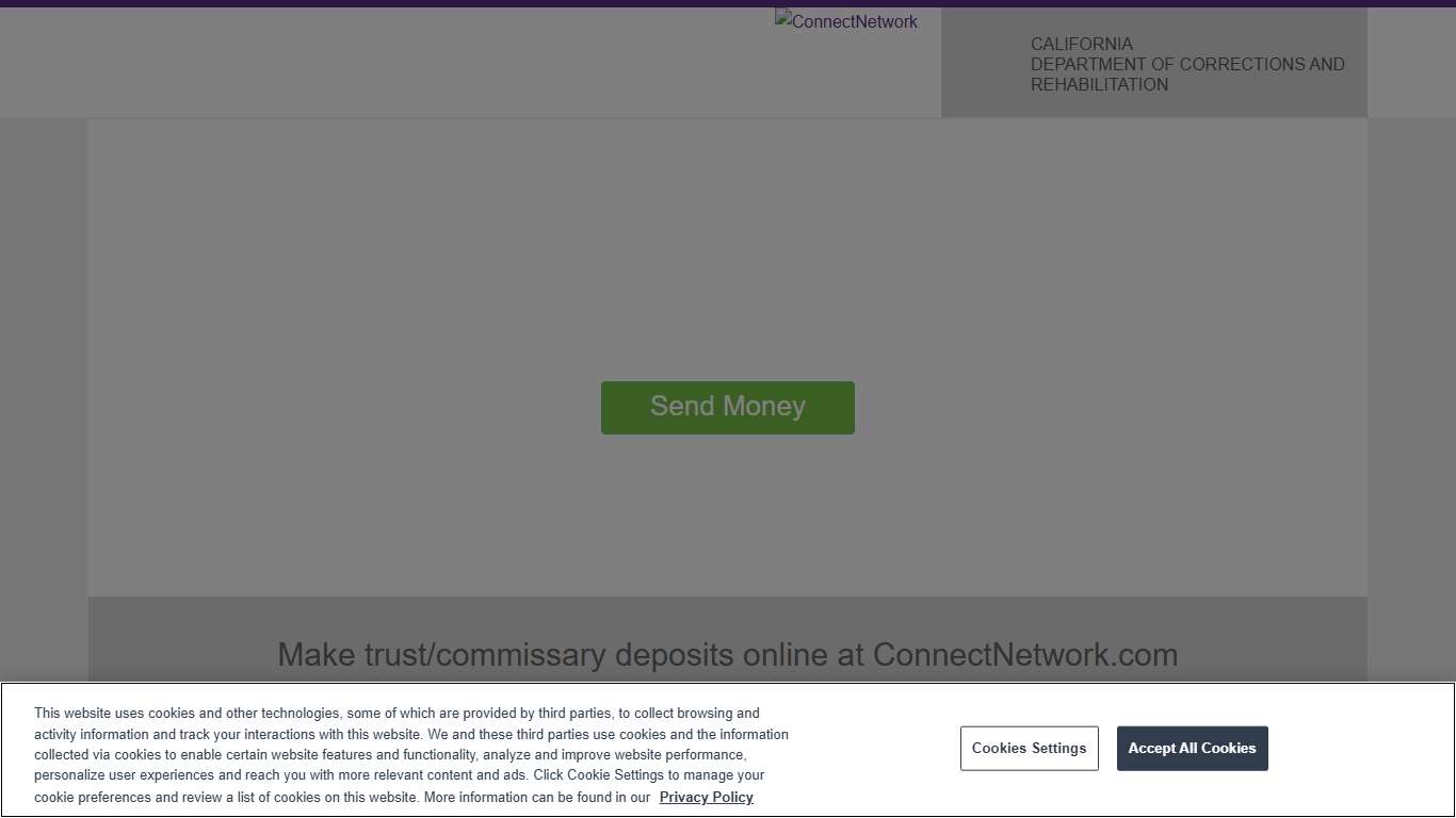 CDCR Commissary – Deposit Money for Inmate ConnectNetwork